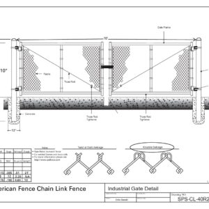 Double Swing Gate - Galvanized
